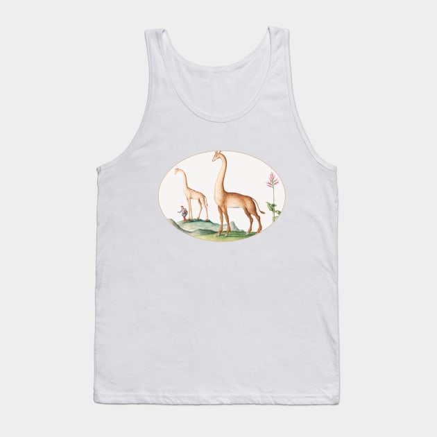 Two Giraffes with an Attendant (1575–1580) Tank Top by WAITE-SMITH VINTAGE ART